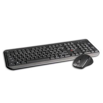 Sada bezdrátové klávesnice a myši C-TECH WLKMC-01