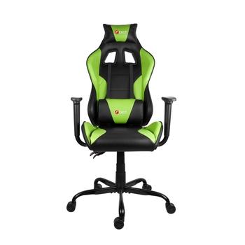 Herní židle C-TECH SYCORAX, černo-zelená