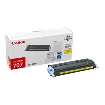 Toner CANON  CRG-707Y, žlutý (yellow)