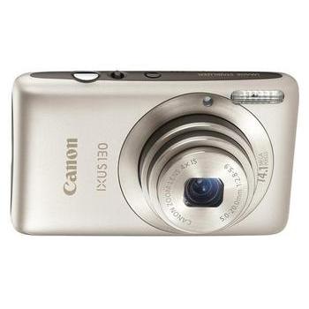 Digitální fotoaparát CANON IXUS 130 IS, stříbrný (silver)
