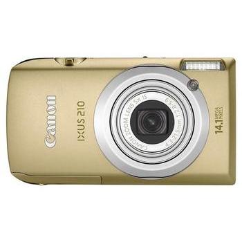 Digitální fotoaparát CANON IXUS 210 IS, zlatý (gold)