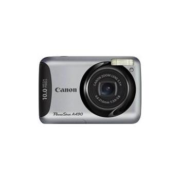 Digitální fotoaparát CANON PowerShot A490 IS, stříbrný (silver)