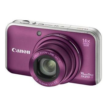 Digitální fotoaparát CANON PowerShot SX210 IS, fialový (purple)
