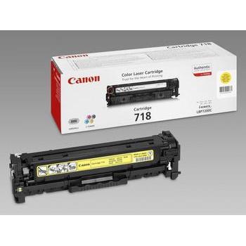Toner CANON  CRG-718Y, žlutý (yellow), 2.900 stran