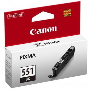 Inkoustová náplň CANON  CLI-551BK XL, černý (black), 11 ml