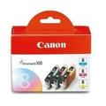 Inkoustová náplň CANON  CLI-8C/M/Y MultiPack (CLI8CMY), CMY