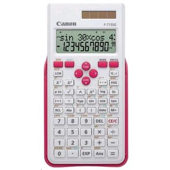 Vědecká kalkulačka CANON F-715SG bílo-purpurová (white-magenta)