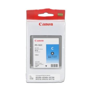 Inkoustová náplň CANON  PFI-102, azurová (cyan)