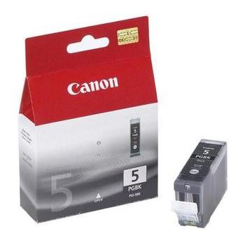Inkoustová náplň CANON  PGI-5BK, černá (black), 26 ml