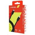 CANYON kabel UC-12, USB-C – USB-C (100W, 20V/5A) 2m, bílá