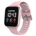 CANYON smart hodinky SALT SW-78 PINK, 1,4" IPS displej, multi-sport, 512MB music player, IP68, Andro