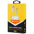 CANYON Nabíjecí kabel 8-pin Lightning - USB 2.0, 1m, bílá