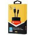 CANYON Nabíjecí kabel C-4. USB-C - USB 3.0, 5V 3A, OD 4.5mm, PVC, 1m, černá