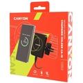 CANYON držák telefonu do ventilace auta MegaFix CA-15, Qi, magnetický, wireless nabíjení, PD 15W, US