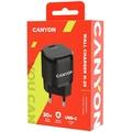 CANYON nabíječka do sítě H-20-05, 1x USB-C PD 20W, černá