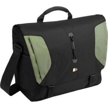 Brašna na notebook CASE LOGIC LNM15F, černo-zelený (black-green)