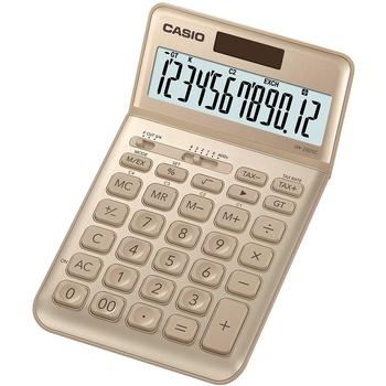 Kalkulačka CASIO JW 200 SC GD, zlatá (gold)