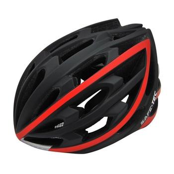 SAFE-TEC Chytrá helma/ TYR Black-Red M