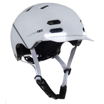SAFE-TEC Chytrá Bluetooth helma/ SK8 White M