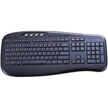 Klávesnice CHICONY KU-0503 CZ multimediální, černá (black)