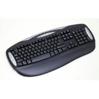 Multimediální klávesnice CHICONY KCP-0401, černá (black)