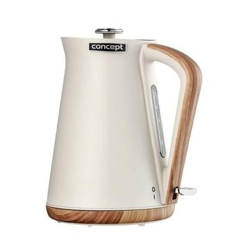 Rychlovarná konvice CONCEPT RK3310 1,7 l NORDIC krémová