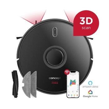 Robotický vysavač s mopem 2v1 CONCEPT REAL FORCE Laser 3D VR3400