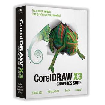 Grafický software CorelDRAW X3 CZ GraphiX3 CZ Graphics Suite