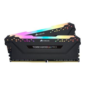 2 paměťové moduly CORSAIR 32GB (2x16GB) DDR4 3200MHz CMW32GX4M2C3200C16 Vengeance RGB PRO, černý (black)