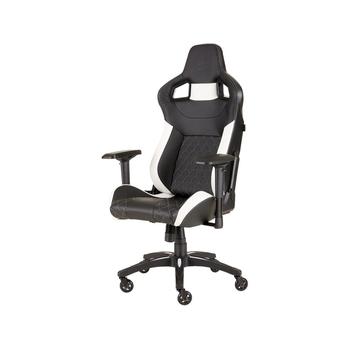 Herní židle CORSAIR T1, černo-bílá (black-white)