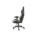 CORSAIR gaming chair T1, černá/bílá