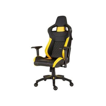 CORSAIR gaming chair T1, černá/žlutá