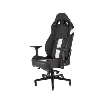 CORSAIR gaming chair T2, černá/bílá