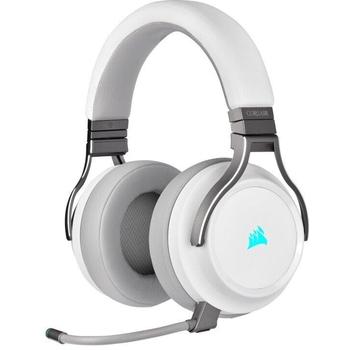 CORSAIR herní bezdrátový headset Virtuoso White