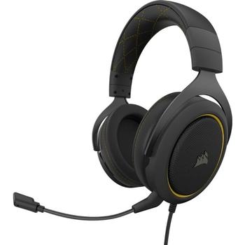 Headset CORSAIR HS60 PRO Surround, žlutý (yellow)