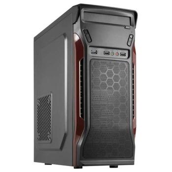 CRONO skříň Middle Tower 750i ATX/ bez zdroje/ 1x USB 3.0/ 2x USB 2.0/ 2x 3.5mm jack/ černý