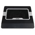 CRONO CB156/ aktivní chladící podložka pro notebook do 15,6"/ 2x USB/ modré LED podsvícení/ černá