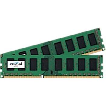 32GB DDR3L - 1600 MHz Crucial CL11 UDIMM kit 1.35V/1.5V, 2x16GB