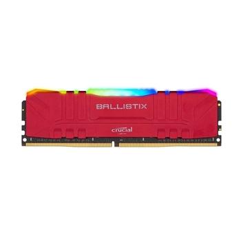 2 paměťové moduly CRUCIAL 16GB (2x8GB) DDR4 3600MHz Ballistix RGB, červená (red)