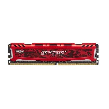 Paměťový modul CRUCIAL 4GB DDR4 2400MHz Crucial Ballistix Sport LT SR, červená (red)