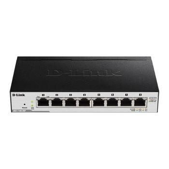 D-Link DGS-1100-08P Smart switch 8xGb PoE+ fanless