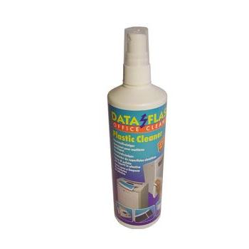 Roztok na čištení plastů ve spreji s rozprašovačem DATA FLASH  Office Cleaner Plastic Cleaner, 250ml spray