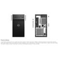 Dell Precision 3640 Tower i7-10700/16GB/256GB SSD+1TB/P1000-4GB/DVD-RW/W10P/3RNBD/Černý