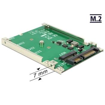 Řadič DELOCK 2.5” Konvertor SATA 22 Pin > M.2 NGFF