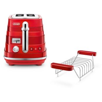 Opékač topinek DELONGHI CTA 2103.R, červený (red)