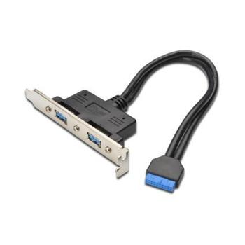  DIGITUS USB 3.0 záslepka slotu s 2 USB porty