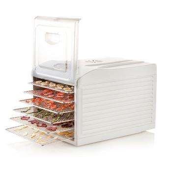 Sušička ovoce - digitální - DOMO  DO353VD, 6 nerezových plat, časovač, regulace teploty