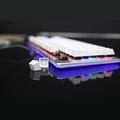 Mechanická klávesnice E-BLUE Mazer K727, hnědý přepínač, bílá (white)