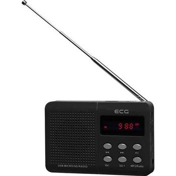 Mikrosystém ECG R 155 U, černý (black)