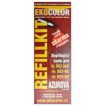 Refillkit EKOCOLOR ECCA 231-C, azurový (cyan), 2x20ml